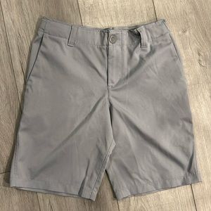 Boys Under Armour Grey Golf Shorts